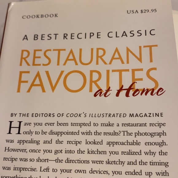 Restaurant favorites at home cookbook - Picture 9 of 9